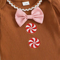 Long Sleeve Gingerbread Flared Baby Set