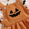 Long Sleeve Suspender Halloween Baby Set