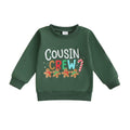 Cousin Crew Gingerbread Baby Sweatshirt Green 3-6 M