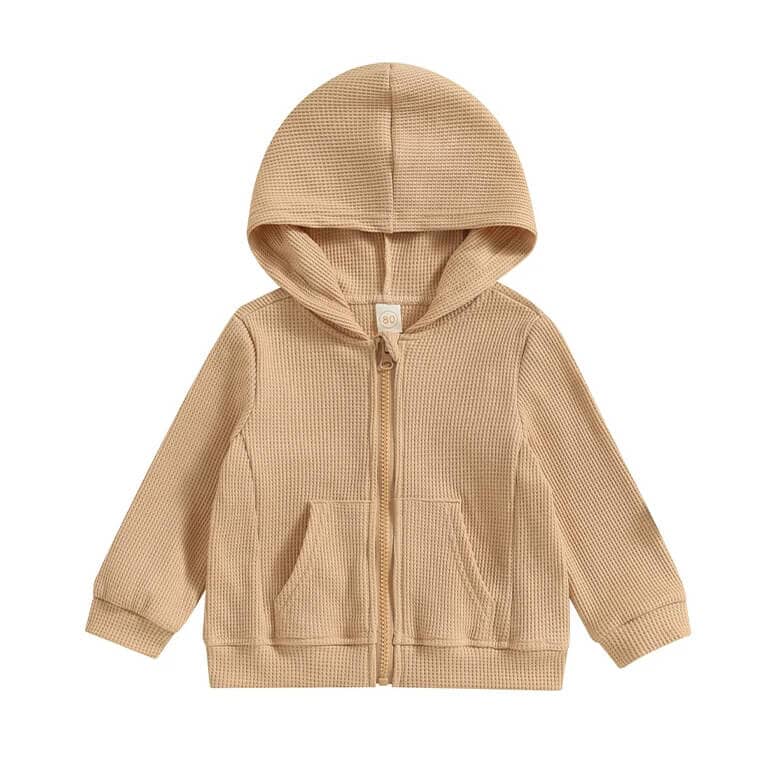Unisex Toddler Solid Zip-Up Hoodie – The Trendy Toddlers