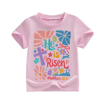 He Is Risen Toddler Tee