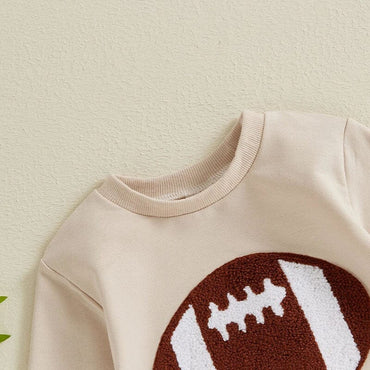 Football Long Sleeve Baby Bodysuit   