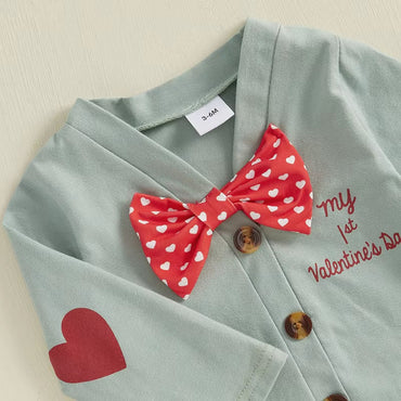 Valentine's Day Gentleman Baby Set