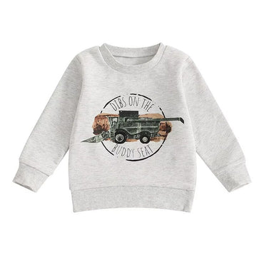 Little Farmer Toddler Sweatshirt Gray 12-18 M 