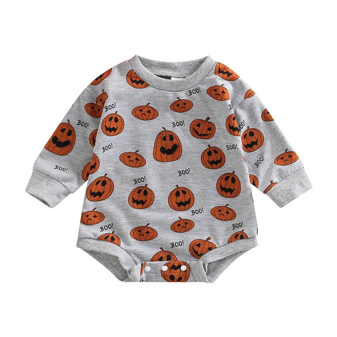 Halloween Baby Bodysuit Bodysuit The Trendy Toddlers Gray 0-3 M 