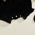 Happy New Year Velvet Baby Romper