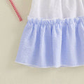 Fly Sleeve USA Ruffled Toddler Dress