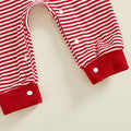 Long Sleeve Striped Lollipop Baby Jumpsuit