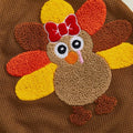 Fly Sleeve Turkey Baby Romper