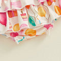 My First Birthday Ruffled Baby Set