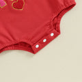 Love You Red Baby Bodysuit   