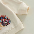 Birthday Turkey Toddler Sweatshirt sweatshirt The Trendy Toddlers 