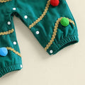 Sleeveless Christmas Tree Baby Jumpsuit Jumpsuit The Trendy Toddlers 