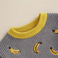 Banana Knit Baby Sweater   