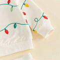 Long Sleeve Holiday Lights Baby Set