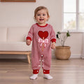 Long Sleeve Striped Lollipop Baby Jumpsuit