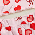 Short Sleeve Candy Heart Baby Set