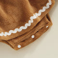 Long Sleeve Gingerbread Baby Romper