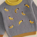 Banana Knit Baby Sweater   