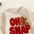 Oh Snap Christmas Gingerbread Toddler Set   