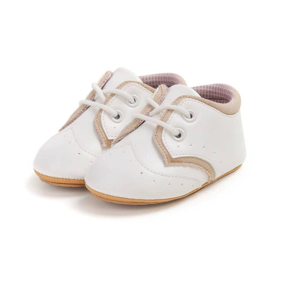 Solid Lace Up Baby Sneakers