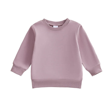 Solid Baby Sweatshirt Purple 3-6 M