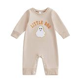 Long Sleeve Little Boo Baby Jumpsuit