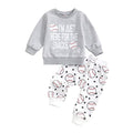 Long Sleeve Baseball Snacks Baby Set   