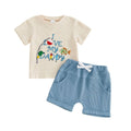 I Love My Daddy Waffle Fishing Baby Set
