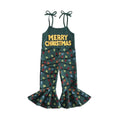 Merry Christmas Flared Toddler Jumpsuit Jumpsuit The Trendy Toddlers 