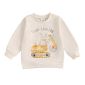 Eggs-Cavator Easter Toddler Sweatshirt