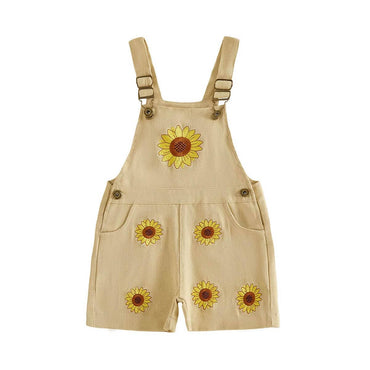 Sleeveless Sunflower Toddler Romper Rompers The Trendy Toddlers 