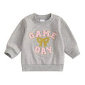 Game Day Bow Toddler Sweatshirt   