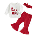 Be Mine Flared Pants Toddler Set