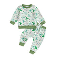 Long Sleeve St. Patrick's Day Bows Baby Set