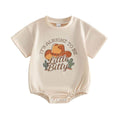 Short Sleeve Little Bitty Baby Bodysuit Beige 0-3 M