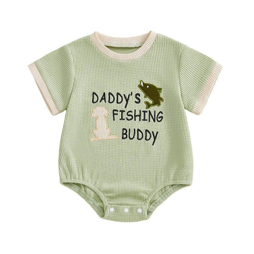 Daddy's Fishing Buddy Baby Bodysuit