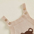 Sleeveless Bear Knit Baby Romper Rompers The Trendy Toddlers 
