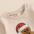 Gingerbread Skater Christmas Baby Set   