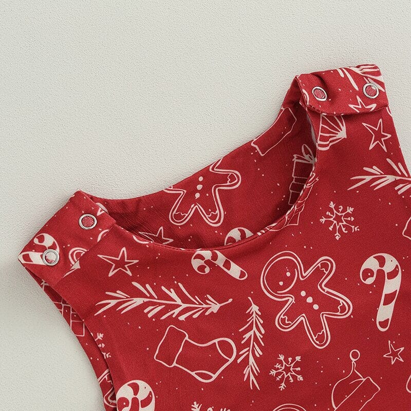 Merry Christmas Baby Jumpsuit Holiday The Trendy Toddlers 