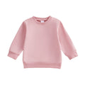 Solid Baby Sweatshirt Pink 3-6 M