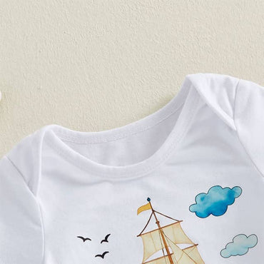 Short Sleeve Ocean Breeze Baby Bodysuit