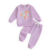 Long Sleeve In My Toddler Era Set Purple 12-18 M