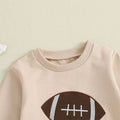 Long Sleeve Football Striped Toddler Set