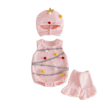 Sleeveless Christmas Baby Costume Costume The Trendy Toddlers Pink 3-6 M 