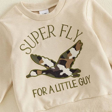 Long Sleeve Super Fly For A Little Gut Baby Set Sets The Trendy Toddlers 