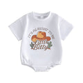 Short Sleeve Little Bitty Baby Bodysuit White 0-3 M