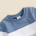 Color Block Sweatshirt Baby Set   