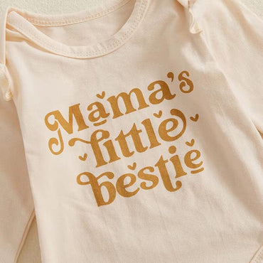 Mama's Little Bestie Floral Baby Set   