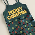 Merry Christmas Flared Toddler Jumpsuit Jumpsuit The Trendy Toddlers 